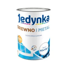 Jedynka Drewno i Metal Połysk