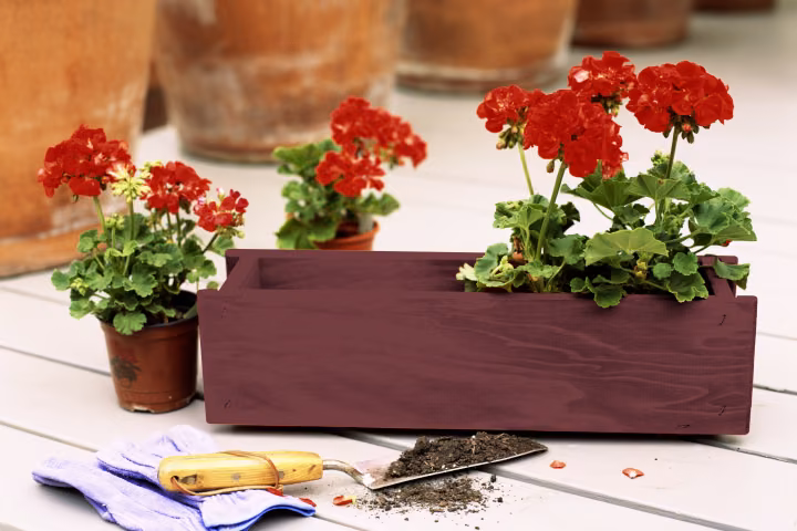 how to paint a wooden box