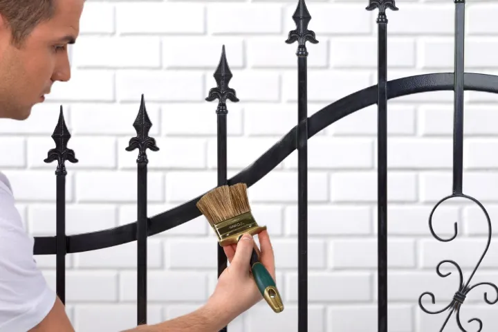 metal and facade painted